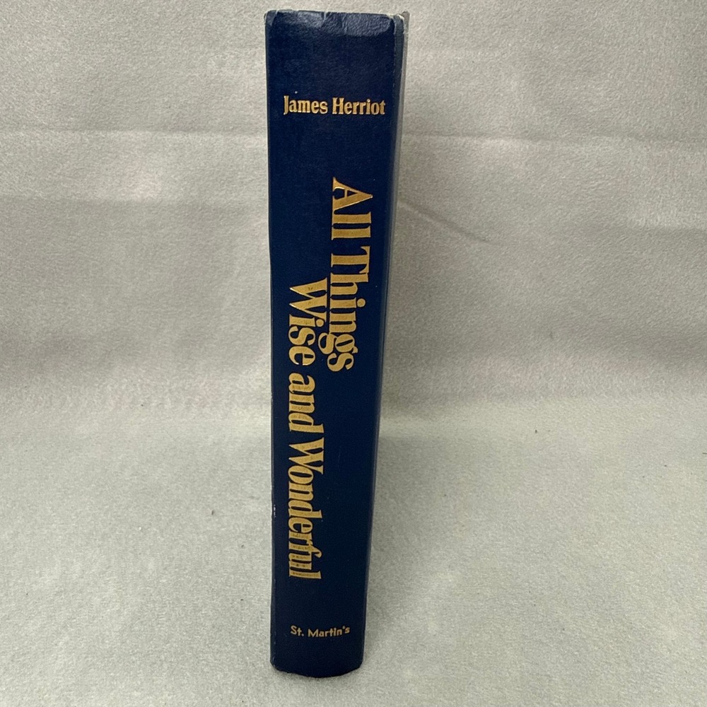 All Things Wise and Wonderful by James Herriot Hardcover St. Martin's Press Blue